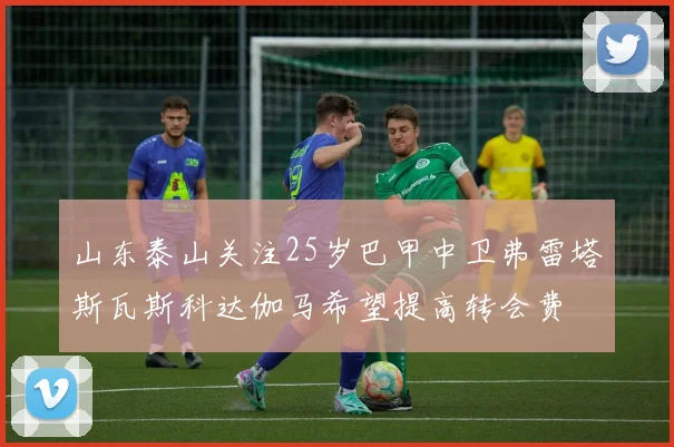 山东泰山关注25岁巴甲中卫弗雷塔斯瓦斯科达伽马希望提高转会费
